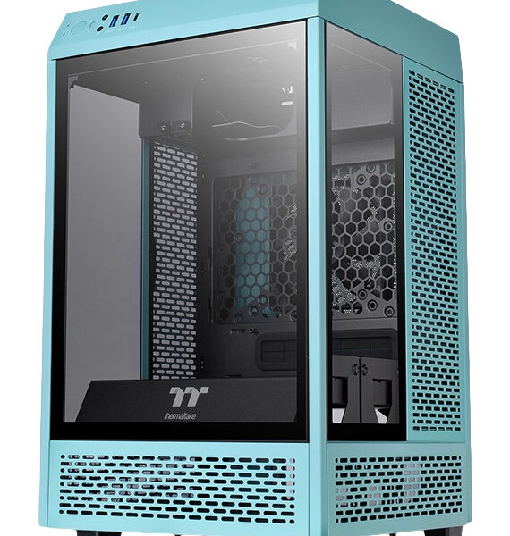 Gabinete  THERMALTAKE The Tower 100 Turquoise Mini Chassi