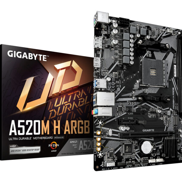 Motherboard GIGABYTE A520M H ARGB